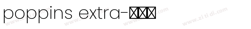 poppins extra字体转换 poppins extra字体转换